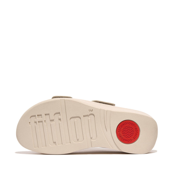 FitFlop FitFlop SHUV Adjustable Two-Bar Leather Slides Sandal   